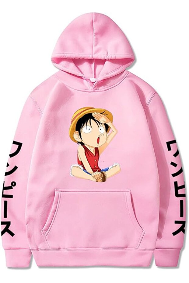 One Piece Anime Printed Hoodie