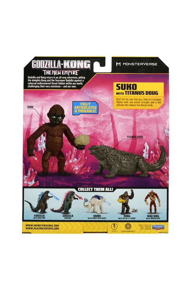 Godzilla ve Kong Aksiyon Figür 15 cm Suko 35200 - 4