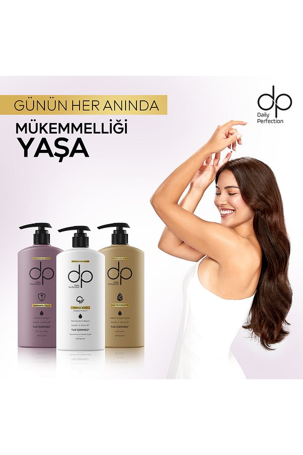 Şampuan Çam Terebentin & Karanfil & Pamuk Sütü 500 ml X 6 Adet Set - 6