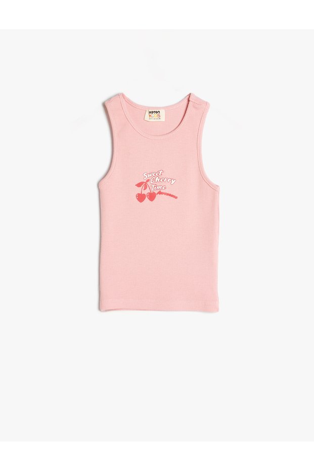 Athlete Cherry Printed Crew Neck Cotton