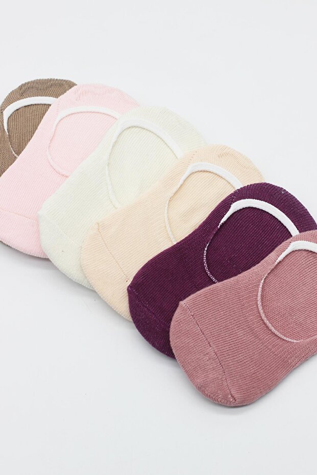 Bistil Kız Erkek Bebek Silikonlu Organik Basic Babet Çorap - 6