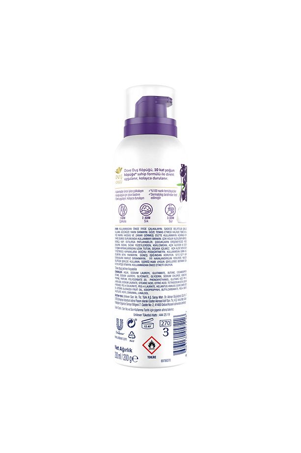 Duş Köpüğü Açai Yağı Yoğun Köpük 200 ml X1 - 7
