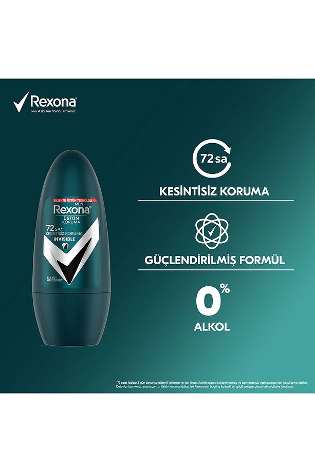 Üstün Koruma Erkek Roll On Deodorant Invisible 72 Saat Kesintisiz Koruma 50 ml X2 - 5
