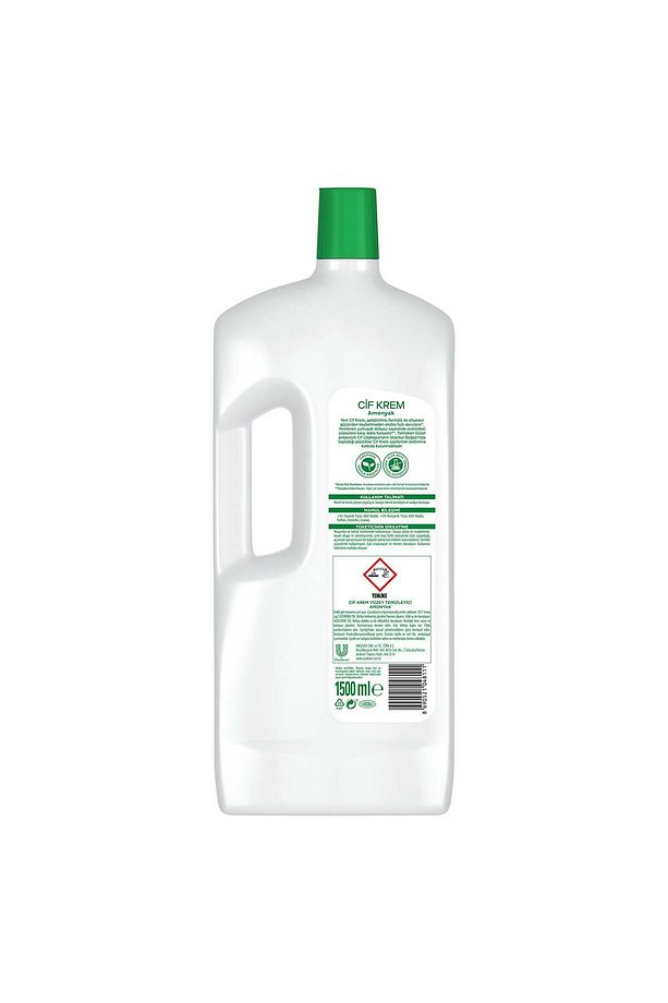 Krem Yüzey Temizleyici Amonyaklı Klor Boya Fosfat Paraben Içermez 1500ml 3adet - 9
