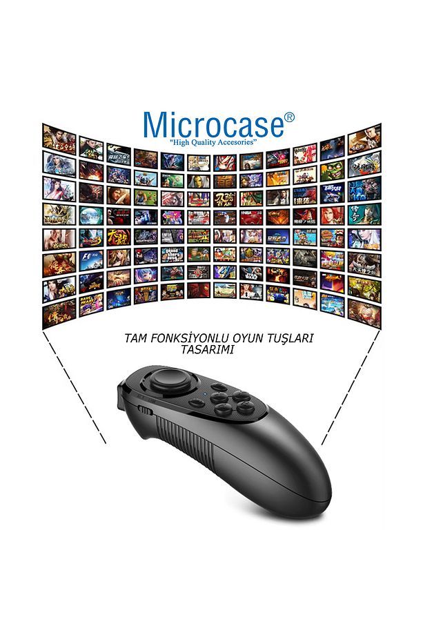 VR Sanal Gerçeklik Gözlükleri için Kablosuz Bluetooth Kumanda Çok Fonksiyonlu Joystick -AL4818 - 4