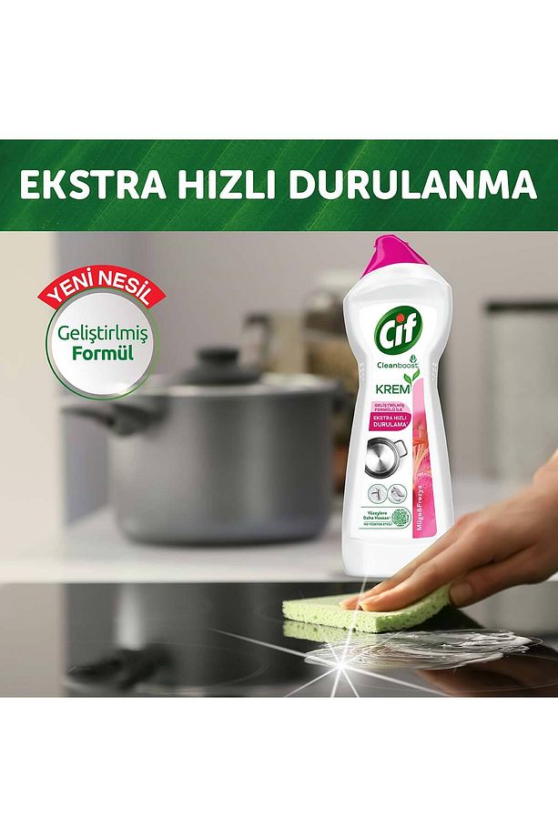 Krem Yüzey Temizleyici 750 ml X 3 Mikrofiber Bez 1 Adet - 7