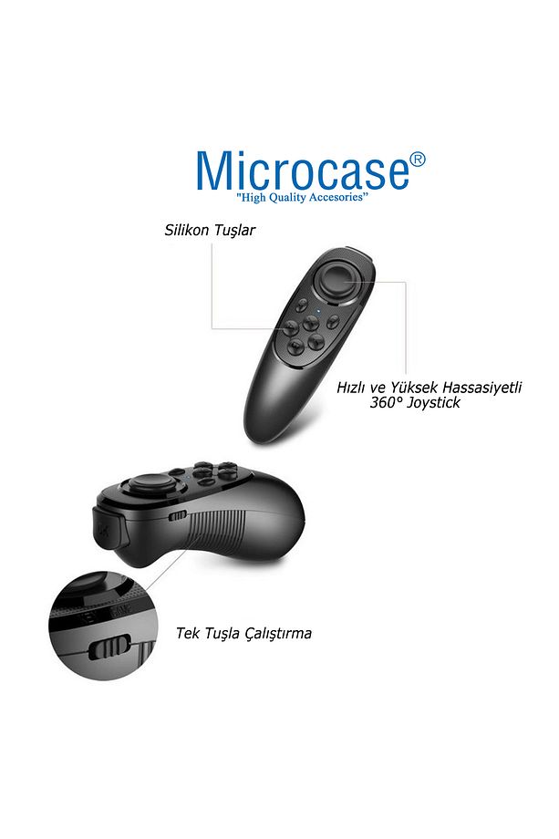 VR Sanal Gerçeklik Gözlükleri için Kablosuz Bluetooth Kumanda Çok Fonksiyonlu Joystick -AL4818 - 7