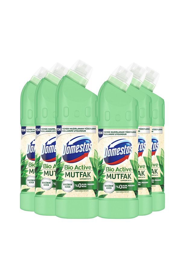 Çamaşır Suyu Bio Active Mutfak Maksimum Hijyen 750 ml X6 Mikrofiber Bez Hediye - 3