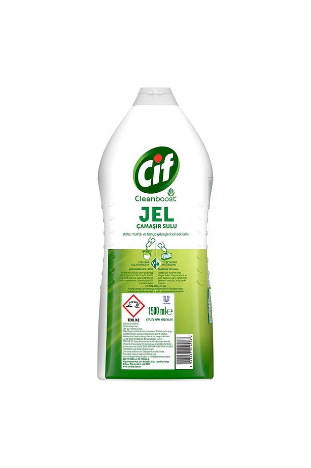 Jel Yüzey Temizleyici Tüm Yüzeyler Bahar Ferahlığı Çamaşır Suyu Katkılı 1500 ml 3 Adet - 8