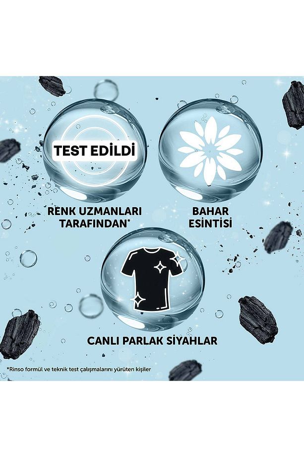 Sıvı Deterjan Kömür Siyahlığı 3lt 1adet Toz Deterjan Limon Renkli Ve Beyazlar 8kg 1adet - 9