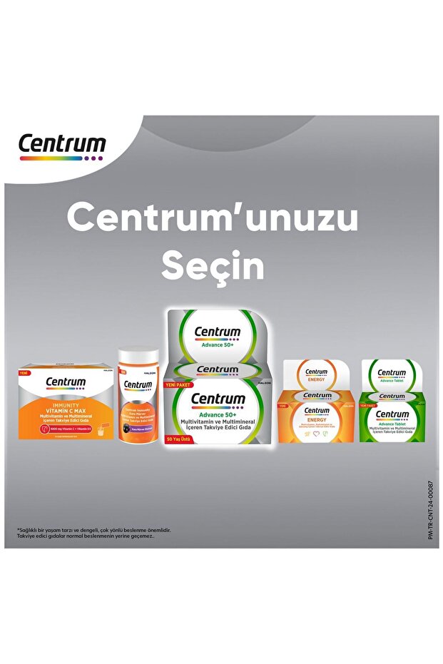 Advance Multivitamin 50+ Yaş 30'lu Tablet - 4