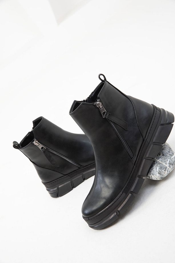 Siyah Kadın Bot & Bootie 19946 - 4