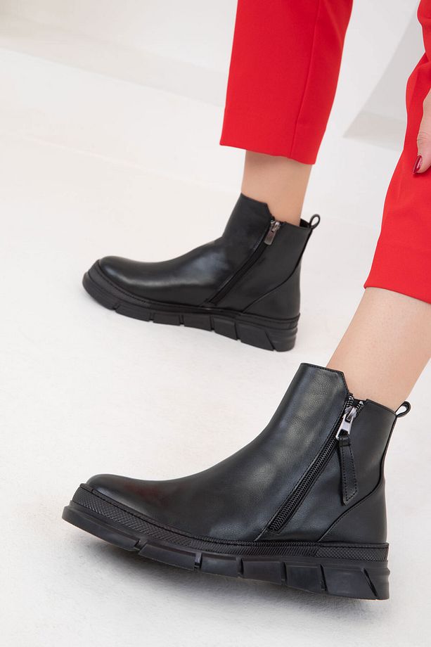 Siyah Kadın Bot & Bootie 19946 - 5