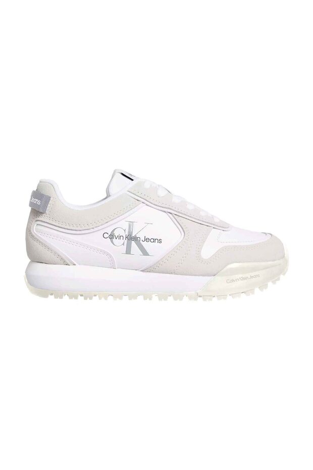 Leather and Suede Logo Sneaker - Yw0Yw 0093401 W Shoes