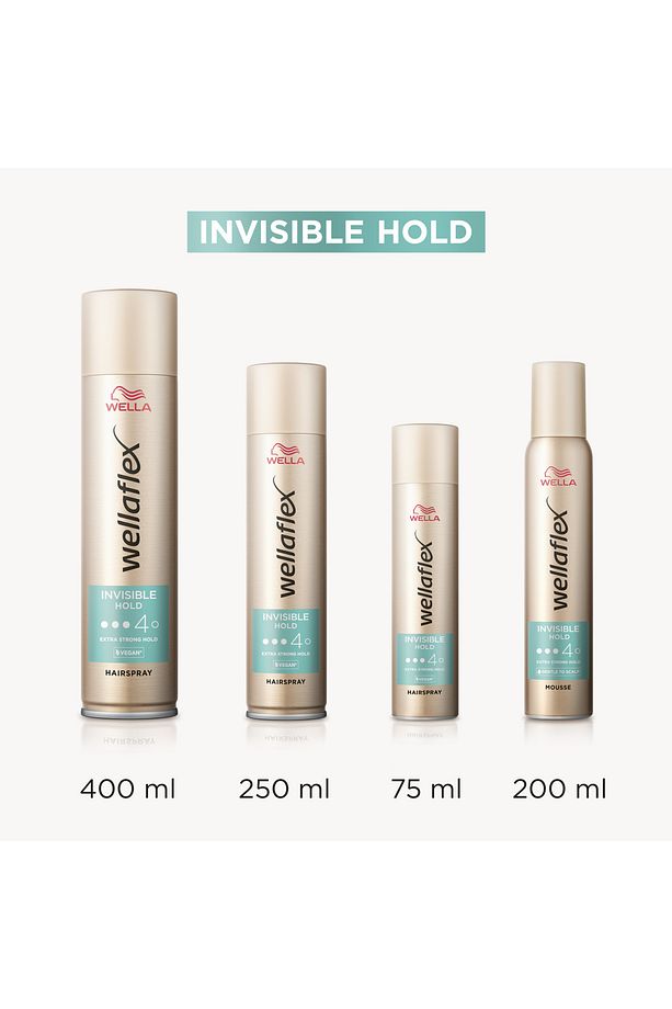 Wellaflex Invisible Hold Görünmez Tutuş Sağlayan Saç Köpüğü Exstra Strong Hold 200 ml - 4/5 Hold - 7