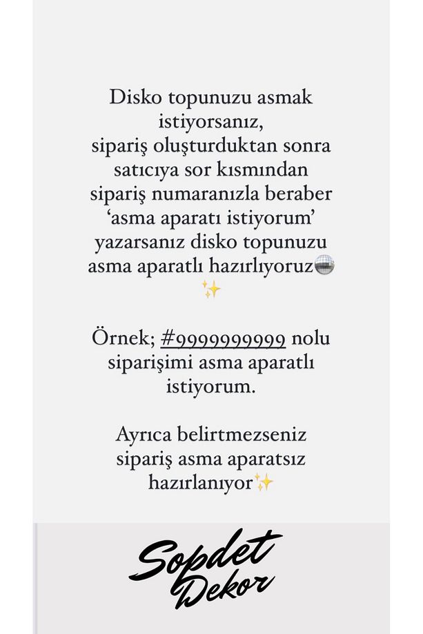 Disko Topu 20 Cm - Yüksek Kalite Profesyonel Disko Topu - Ev Dekorasyon - 2