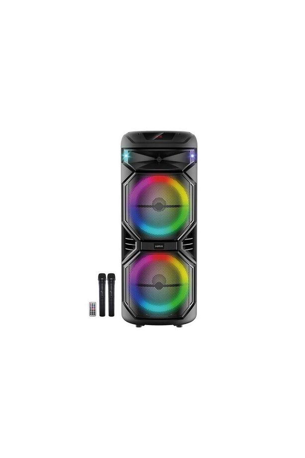 60w 12v/4500 Mah Çift Mikrofonlu 30x2 Woofer 110 Cm Bluetooth Hoparlör Bts-80s - 1