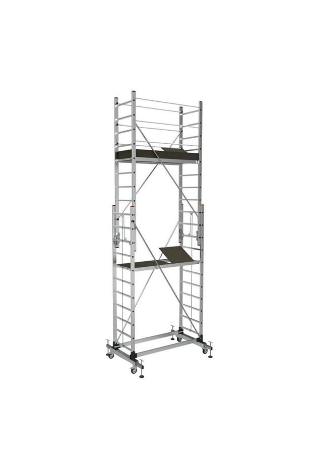 ALÜMİNYUM İSKELE 6 METRE TELESKOPİK (SAR7511) 2 x 3 = 6 METRE - 1