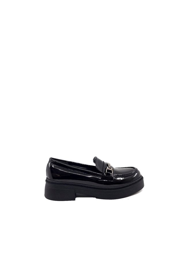 Shoesmood Cc 503 Black Patent Leather Casual Women's Shoes