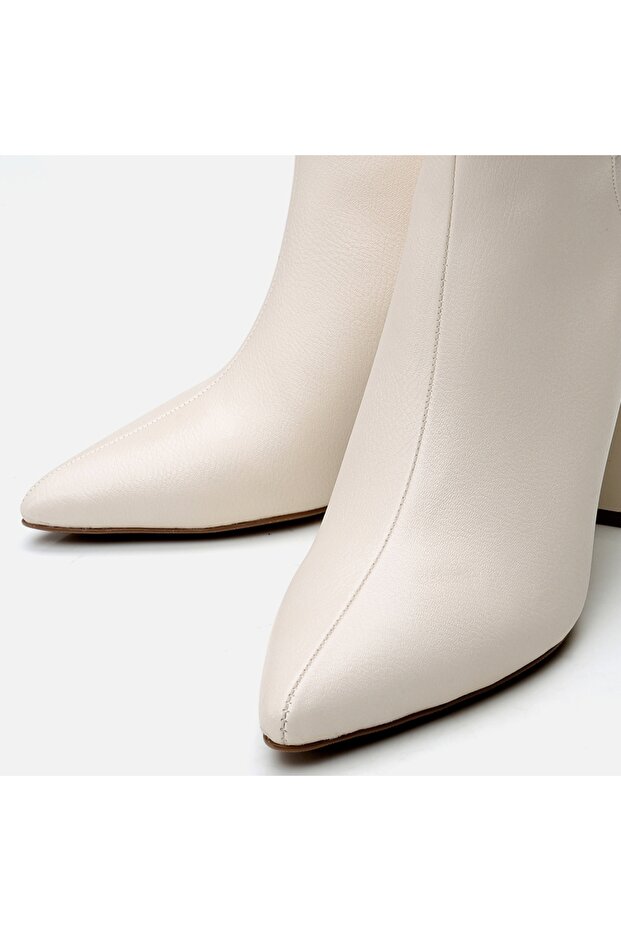 Kemik Kadın Topuklu Bot - 3