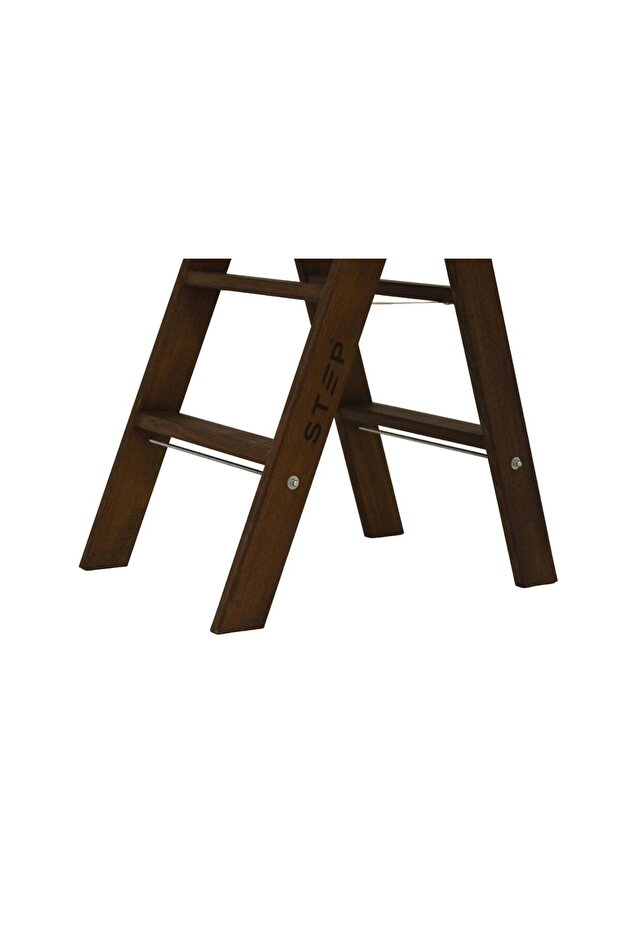 GORDİOS AHŞAP ÇİFT ÇIKIŞLI 2 BASAMAKLI MERDİVEN - 5