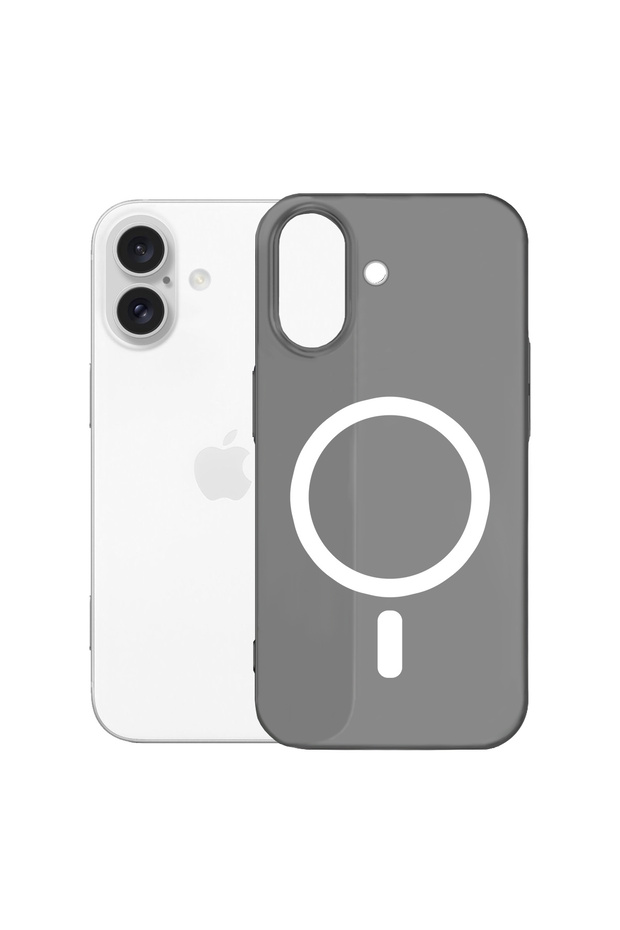 iPhone 16 MagSafe Slimfy Kılıf - Siyah - 3