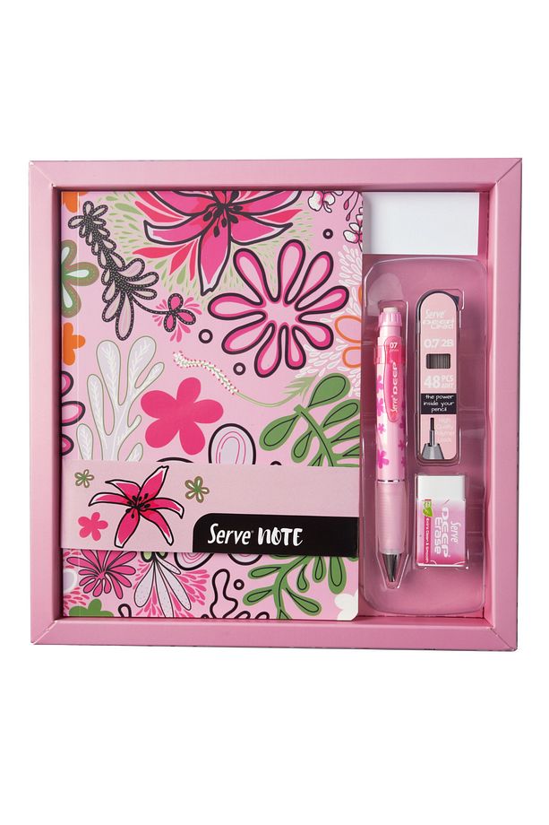 Set - Defter, Serve Deep Uclu Kalem, Silgi - 1