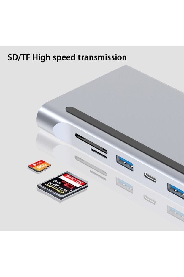 Type-c 12 In 1 Dock Station Macbook Uyumlu Hub Adaptör - 2