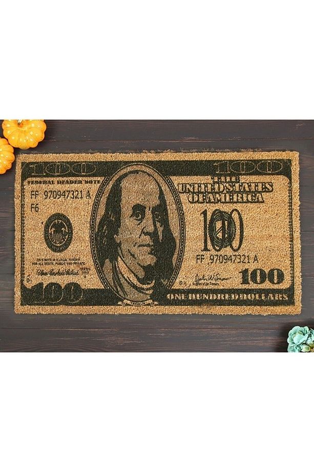 Dolar Desen Kapı Önü Paspas / Koko Paspas - 1