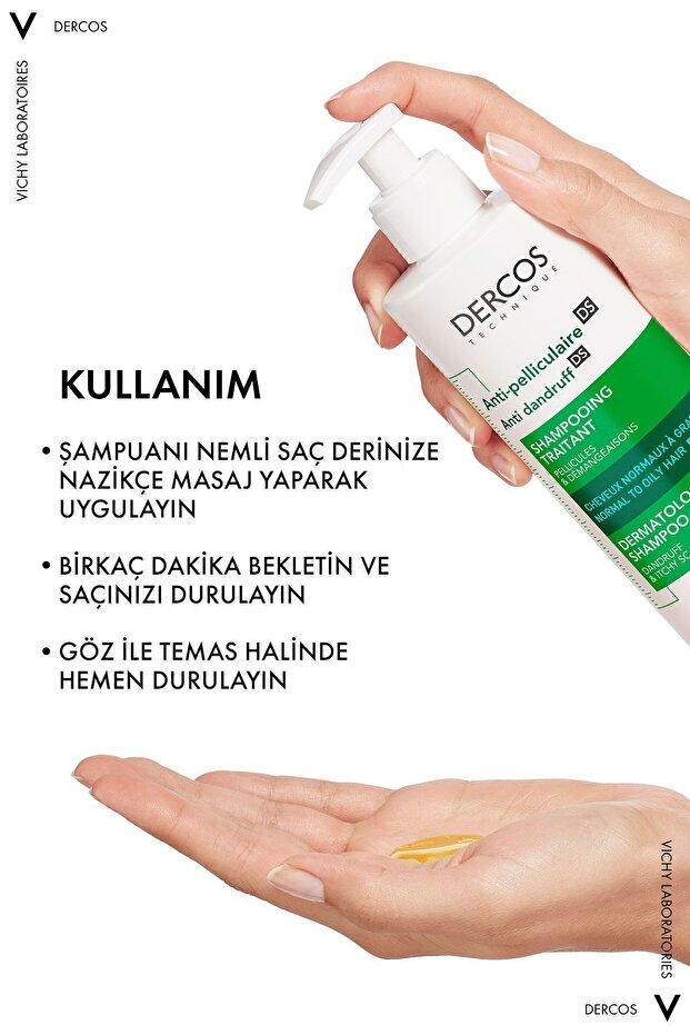 Dercos Kuru Saçlar İçin Saç Bakım Seti: Kepek Karşıtı Şampuan& Mineral Soft Bakım Şampuan 400 ml - 6