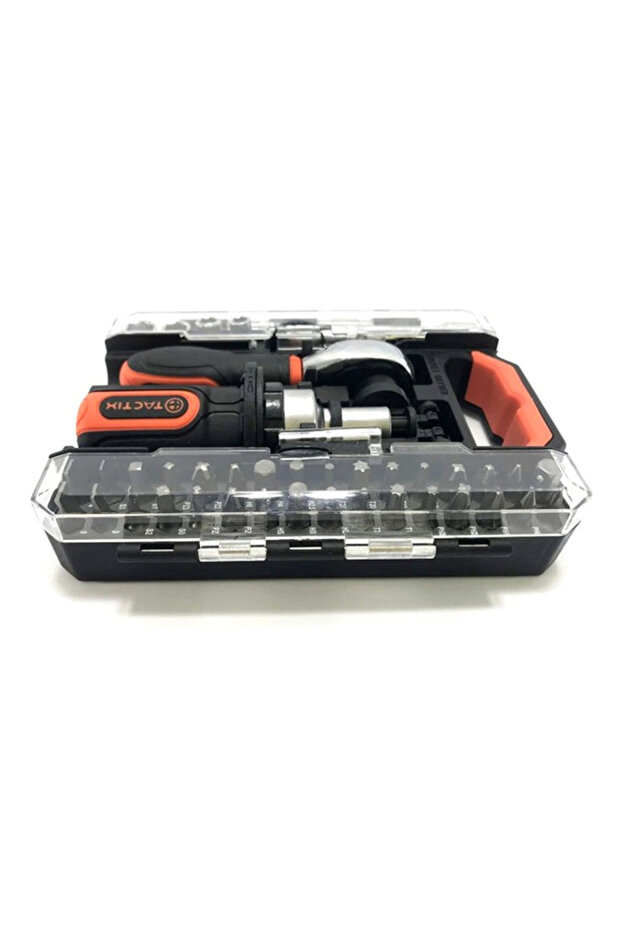 مجموعة أدوات قصيرة متعددة الاستخدامات مكونة من 40 قطعة مع صندوق تخزين - 3