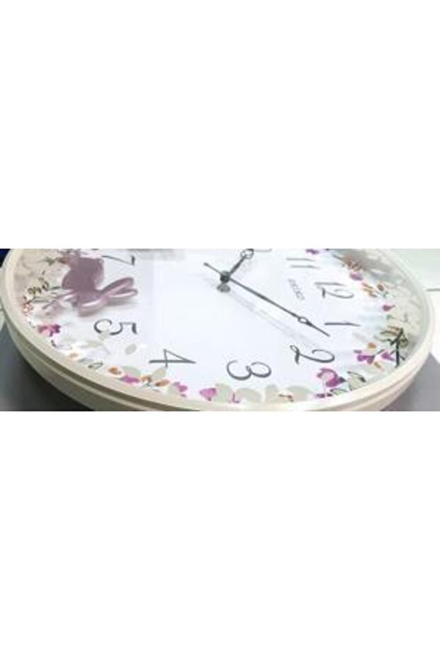 ساعة حائط QXC238W بتصميم أرنب مع ميزان - 6