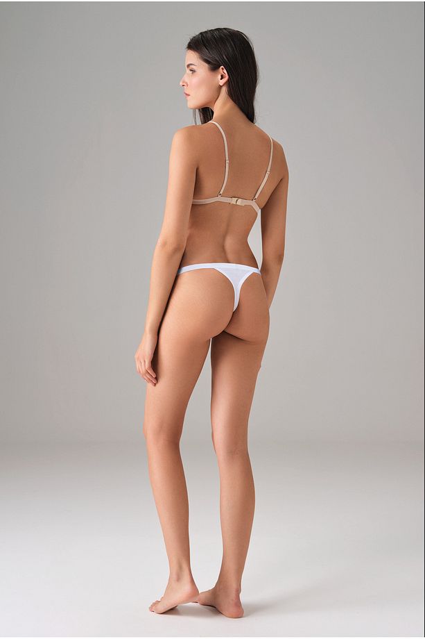 Kadın %92 Pamuk Fitilli V-string 6124 - 2