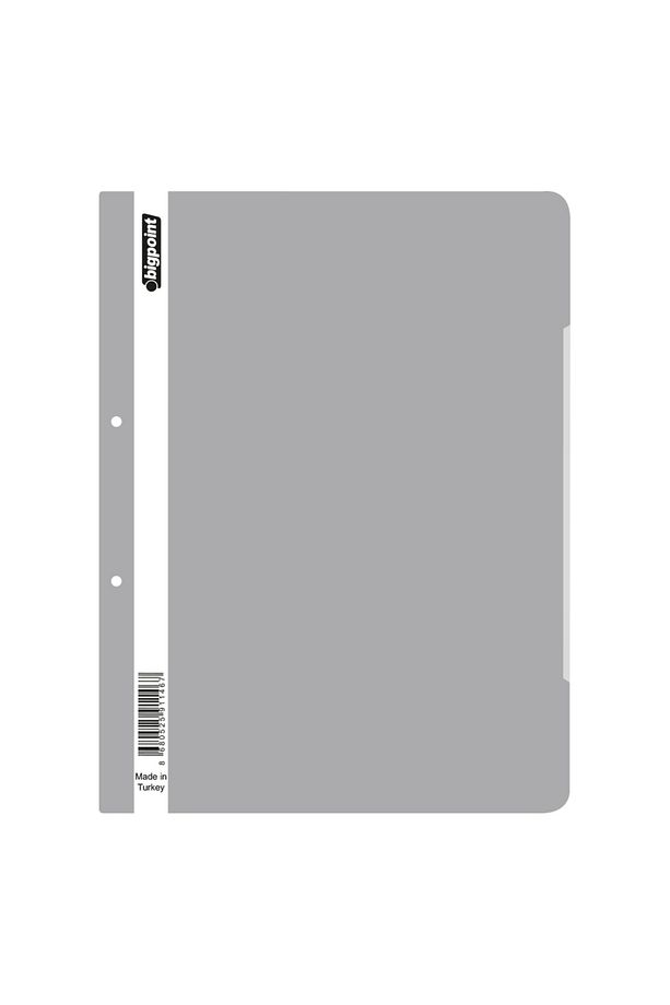 | Telli Dosya, Kalın Kapaklı, Poşet Dosyalara Uyumlu - 80 gram (180 Adet A4) Kapasiteli, Gri, 50 Ade - 2