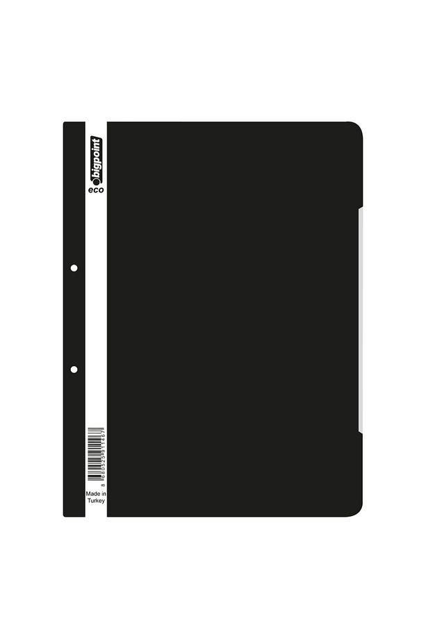 | Telli Dosya, Poşet Dosyalara Uyumlu - 80 gram (180 Adet A4) Kapasiteli,  Siyah, 50 Adet - 1