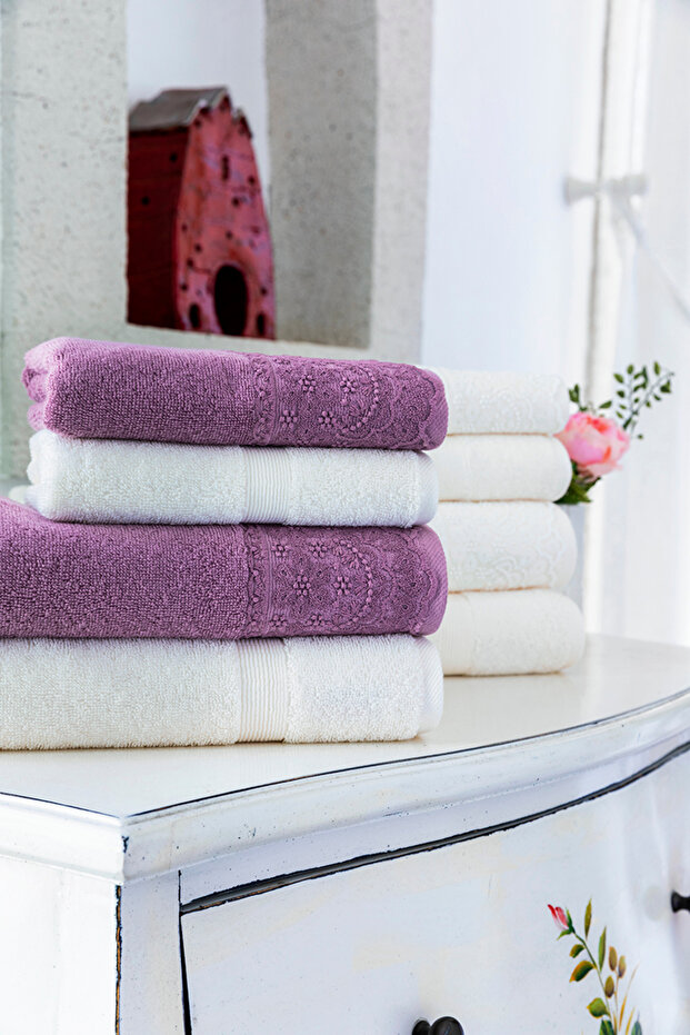 Orkide Güpürlü Aile Seti - 2