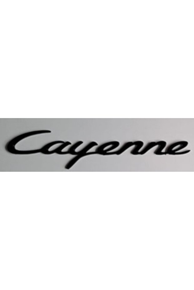 Porsche Compatible Writing Cayenne 3*25 cm Large Black