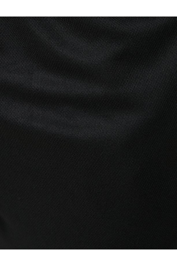 Spor Şort Beli Bağcıklı Slogan Baskılı Cepli - 6