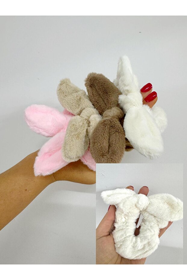Bow Plush Bagel Buckle