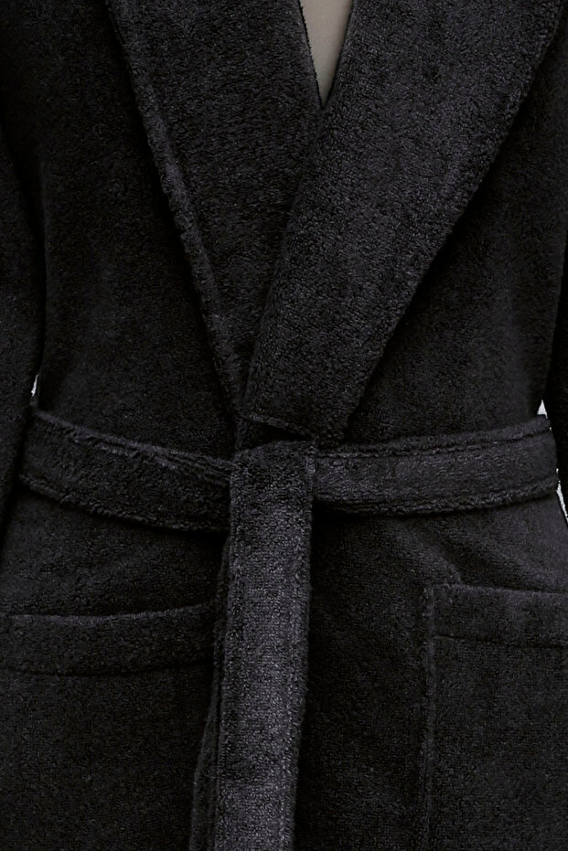 Clover Şal Yaka Bornoz - 2