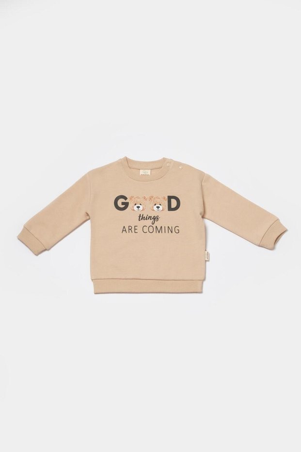 Organic Cotton Sweatshirt, 100% Organic Cotton, Baby and Newborn Series, Winter Collection
