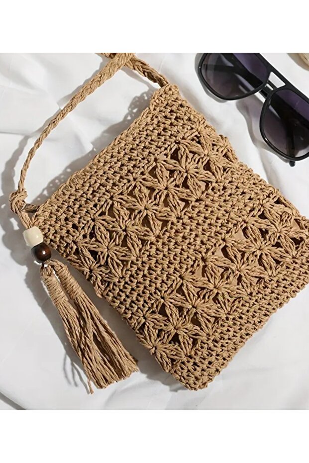 Hasır Telefon Çantası - 1