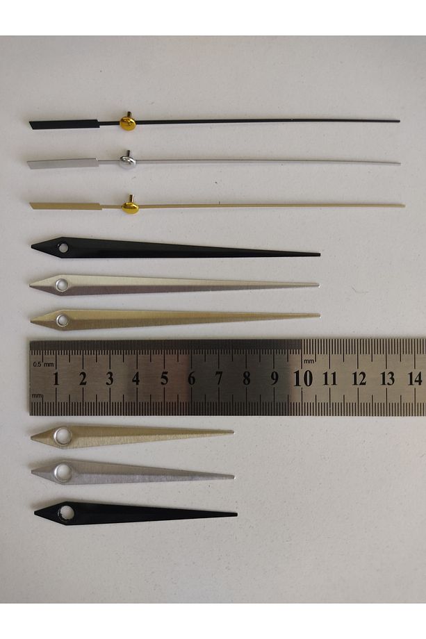 Saat Mekanizması,quartz Akar Saat Mekanizması 16 Mm Ve Seti (AKREP - YELKOVAN - SANİYE) Askısız - 3