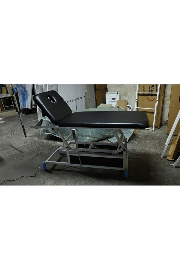 OTOMATİK/TEK MOTORLU FİZYOTERAPİ/MASAJ/CİLT BAKIM/HACAMAT SEDYESİ SİYAH - 6