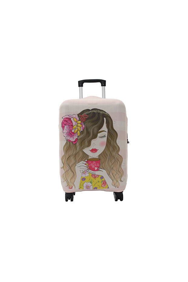 (My # 67 Girl Drinking Coffee) Case for a Luggage