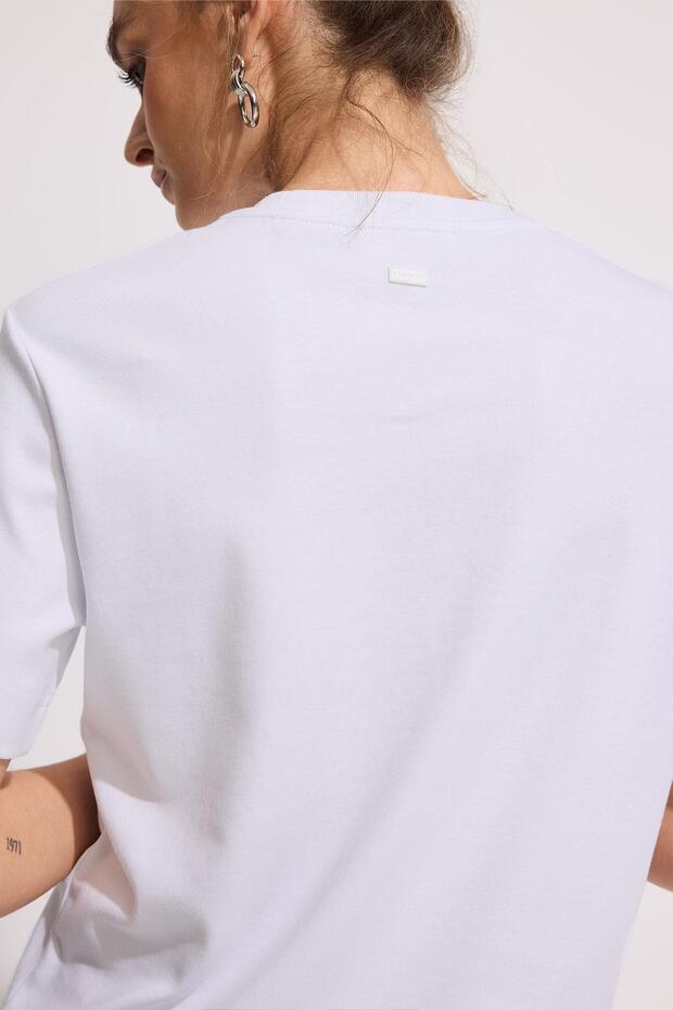 Premium Pamuk Basic Tshirt Kadın - 4