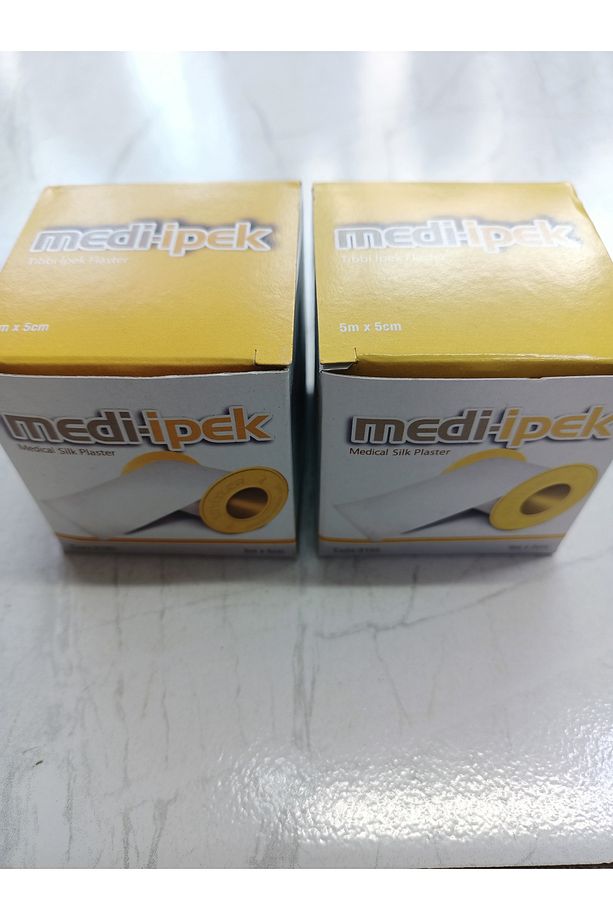MEDİ-İPEK Tıbbi İpek Flaster 5cmx5m Rulo x2 ADET - 3