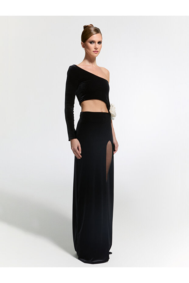 Ritz White Rose Elbise - 3