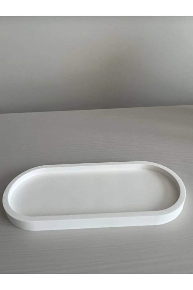 Beyaz beton tepsi - 1