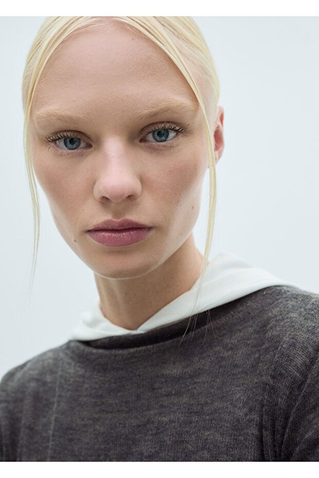 Perkins Yaka Ince Triko Kazak - 5